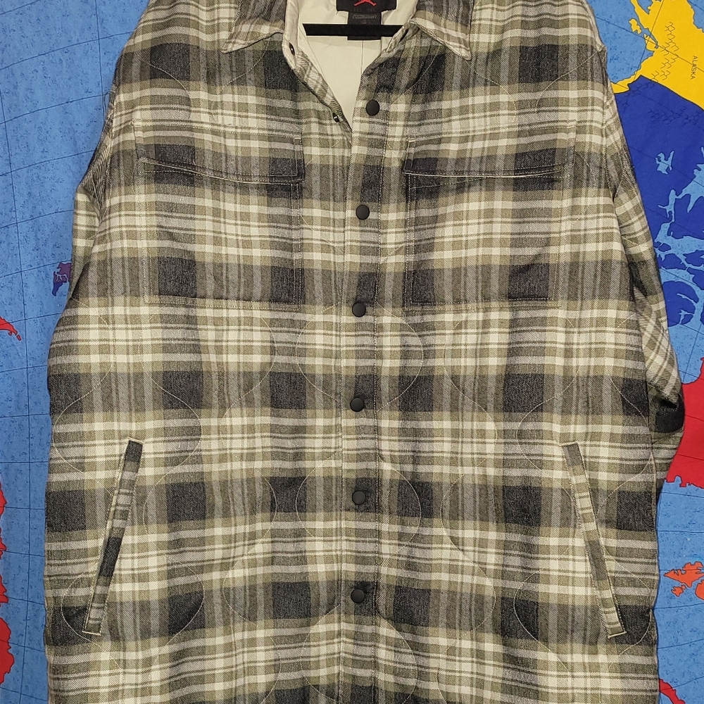 Nike Jordan "why not" Mens Shirt Jacket SIZE XL DC3241-230 NWT Thermore